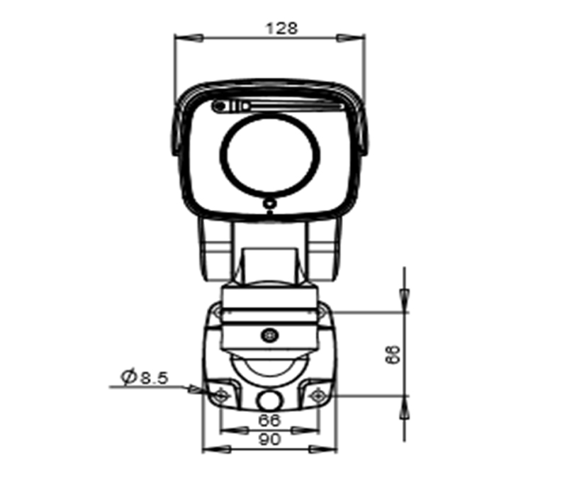 ZN-SPB2581V50-ES 8MP 25X  IRNetwork PTZ bullet Camera 
