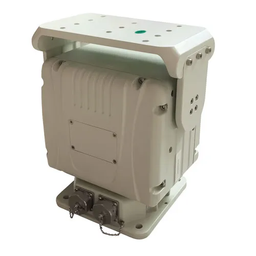 Outdoor MINI PAN TILT HEAD positioner พร้อม Worm Gear VARIABLE Speed 10kg (20.05Ib) กำลังการผลิตไฟฟ้า