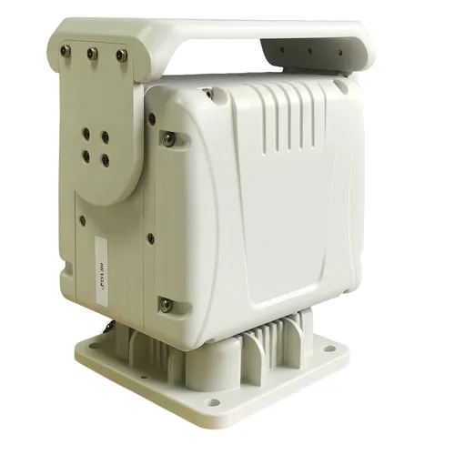 Outdoor MINI PAN TILT HEAD positioner พร้อม Worm Gear VARIABLE Speed 10kg (20.05Ib) กำลังการผลิตไฟฟ้า