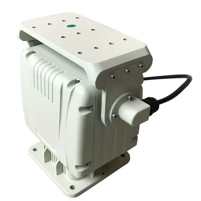 Outdoor MINI PAN TILT HEAD positioner พร้อม Worm Gear VARIABLE Speed 10kg (20.05Ib) กำลังการผลิตไฟฟ้า