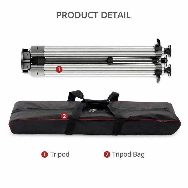 ZN-T200 200กก. (440.92lb) โหลดขาตั้งกล้องสำหรับหน่วยแพนเอียง