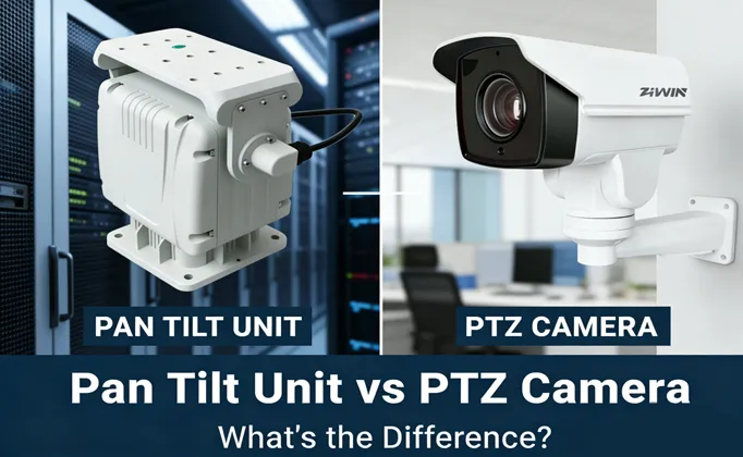 หน่วยเอียงแพน VS กล้อง PTZ: ความแตกต่างคืออะไร?